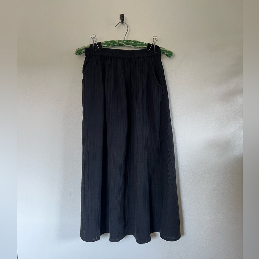 Curator SF - Black Gauze Skirt